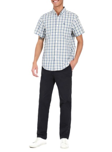 PANTALÓN ALGODÓN HOMBRE DOCKERS AZUL CASUAL CHINO - 4