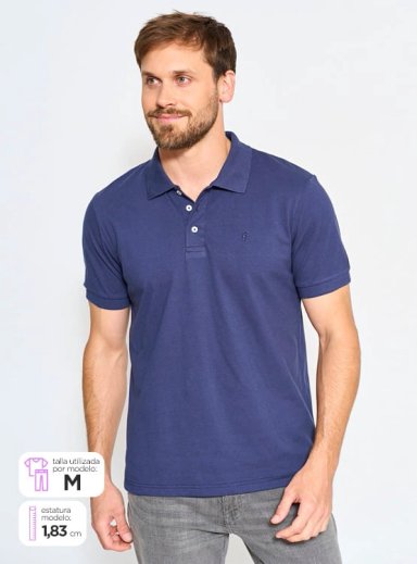 POLO MANGA CORTA HOMBRE KENNETH STEVENS PIQUÉ - 1
