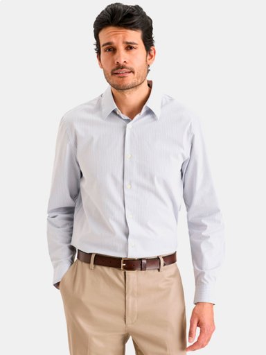 CAMISA MANGA LARGA ALGODÓN HOMBRE DOCKERS AZUL WORKDAY