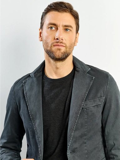 BLAZER HOMBRE SPAVALDI EDOARDO GRIS OSCURO - 3
