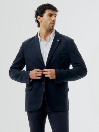 BLAZER HOMBRE SPAVALDI ELMO AZUL - 2