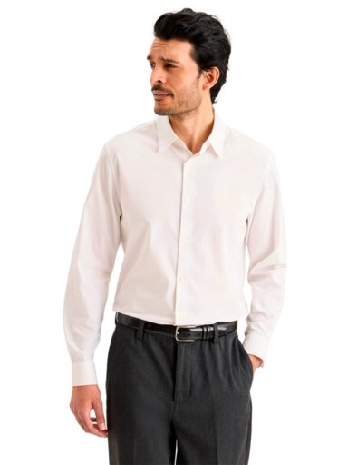 CAMISA MANGA LARGA ALGODÓN HOMBRE DOCKERS BLANCO WORKDAY