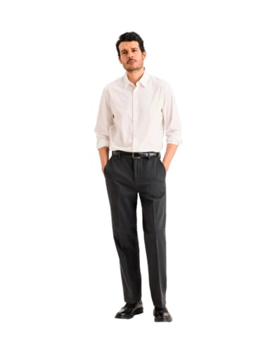 CAMISA MANGA LARGA ALGODÓN HOMBRE DOCKERS BLANCO WORKDAY - 3