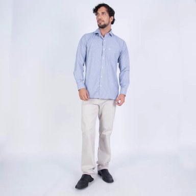 CAMISA MANGA LARGA ALGODÓN HOMBRE PIERRE CARDIN - 4
