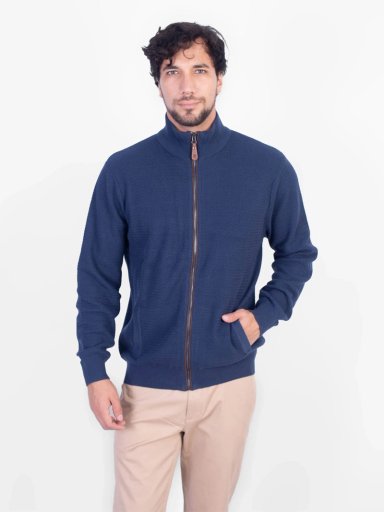 CHOMPA MANGA LARGA ALGODÓN HOMBRE PIERRE CARDIN - 1