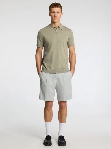 POLO MANGA CORTA ALGODÓN HOMBRE SELECTED - 1