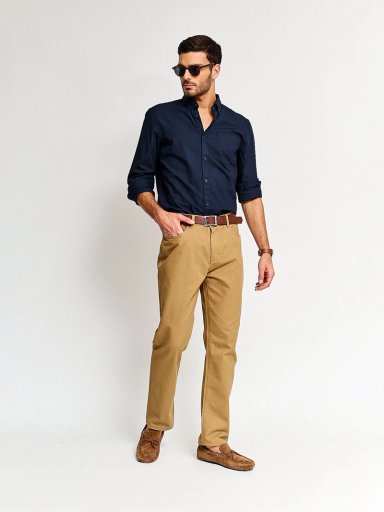 CAMISA MANGA LARGA NAVIGATA HOMBRE POPLIN - 4