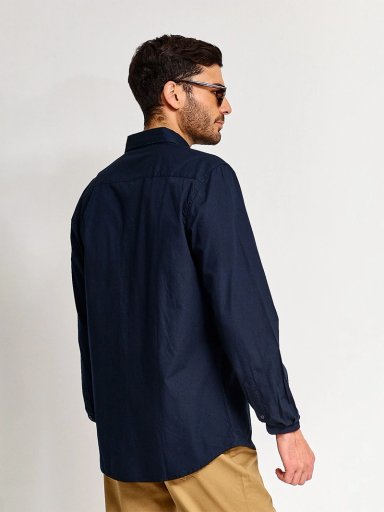 CAMISA MANGA LARGA NAVIGATA HOMBRE POPLIN - 2