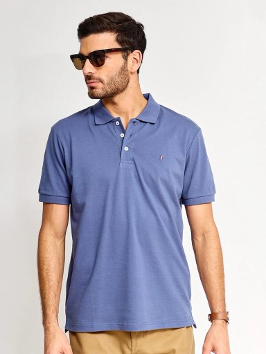 POLO MANGA CORTA HOMBRE KENNETH STEVENS PIQUÉ - 1