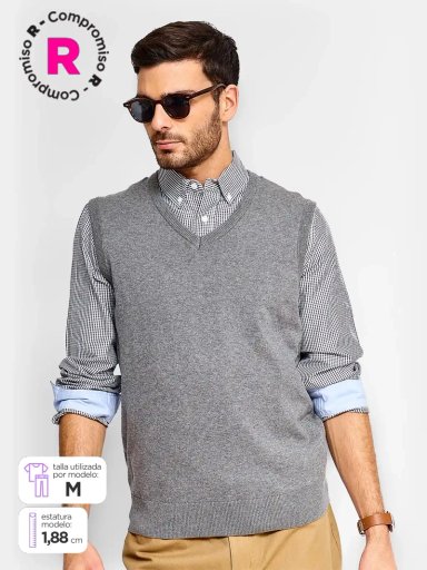SWEATER HOMBRE KENNETH STEVENS VEST - 1