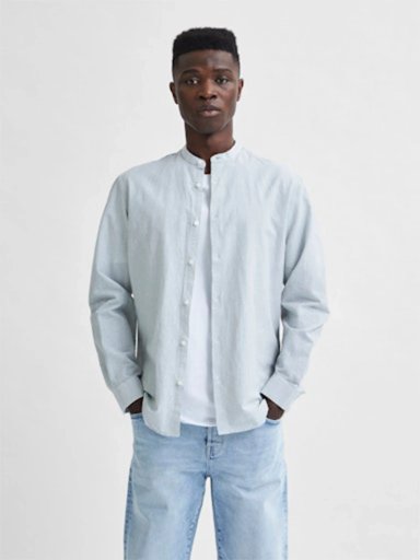 CAMISA MANGA LARGA ALGODÓN HOMBRE SELECTED - 1