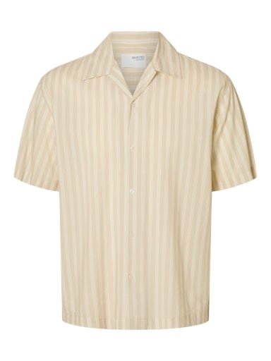 CAMISA MANGA CORTA HOMBRE SELECTED BEIGE 16091381 - 6