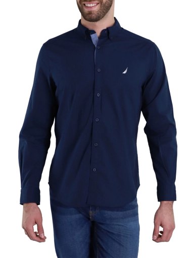 CAMISA MANGA LARGA HOMBRE NAUTICA W74V01-4NV - 1