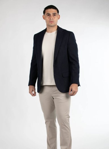 BLAZER HOMBRE OSCAR DE LA RENTA 04BLZ054 NAVY - 1