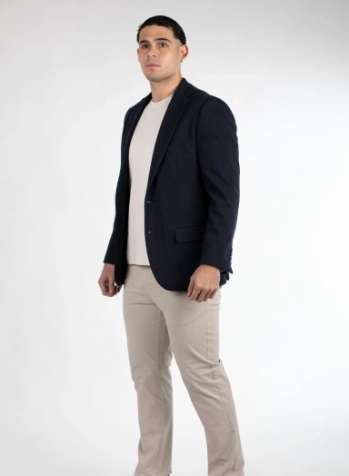 BLAZER HOMBRE OSCAR DE LA RENTA 04BLZ054 NAVY - 2