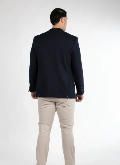 BLAZER HOMBRE OSCAR DE LA RENTA 04BLZ054 NAVY - 3