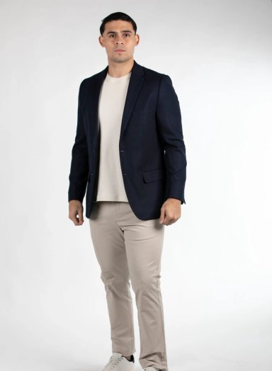 BLAZER HOMBRE OSCAR DE LA RENTA 03BLZ025 NAVY - 1