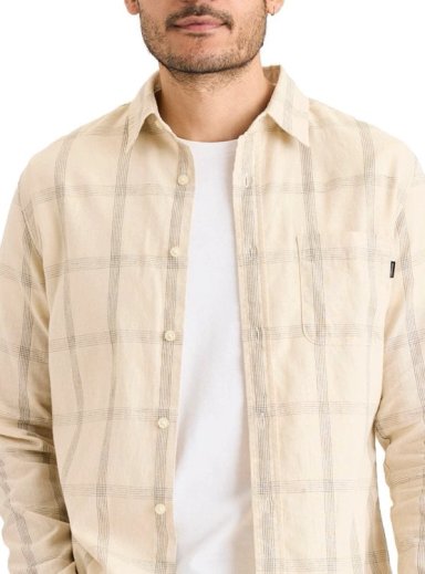 CAMISA MANGA LARGA HOMBRE DOCKERS SLIM ORIGINAL CAQUI - 2