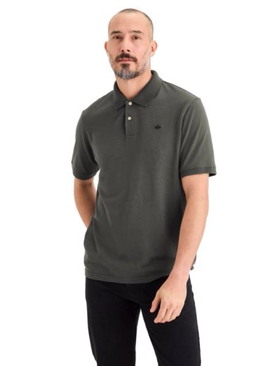 POLERA MANGA CORTA HOMBRE DOCKERS PIQUE GRIS