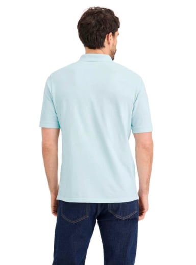 POLERA MANGA CORTA HOMBRE DOCKERS PIQUE AZUL - 2