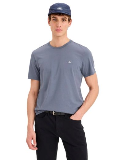 POLERA MANGA CORTA HOMBRE DOCKERS CREWNECK AZUL