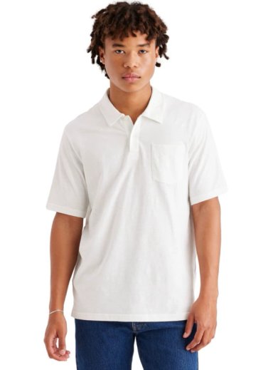 POLERA MANGA CORTA HOMBRE DOCKERS CREWNECK BLANCO