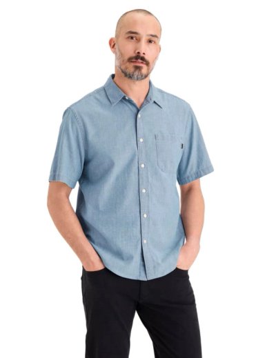CAMISA MANGA CORTA HOMBRE DOCKERS ULTIMATE AZUL