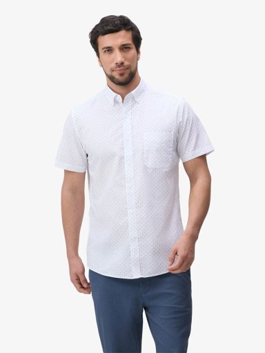 CAMISA MANGA CORTA ALGODÓN HOMBRE JOHN HOLDEN 9CC061 - 1
