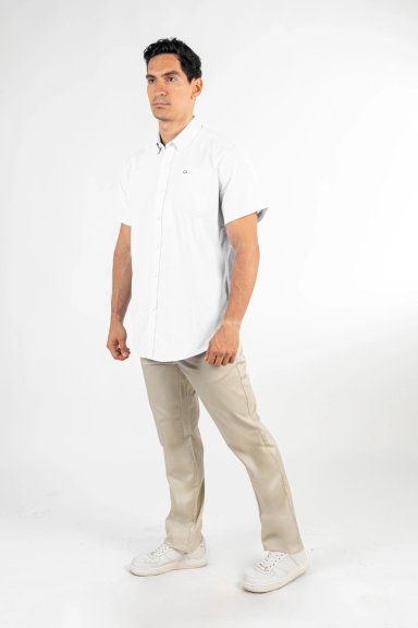 CAMISA MANGA CORTA ALGODÓN HOMBRE OSCAR DE LA RENTA - 2
