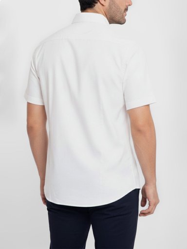 CAMISA MANGA CORTA ALGODÓN HOMBRE OSCAR DE LA RENTA - 2