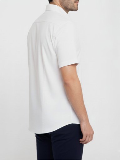 CAMISA MANGA CORTA ALGODÓN HOMBRE OSCAR DE LA RENTA - 3