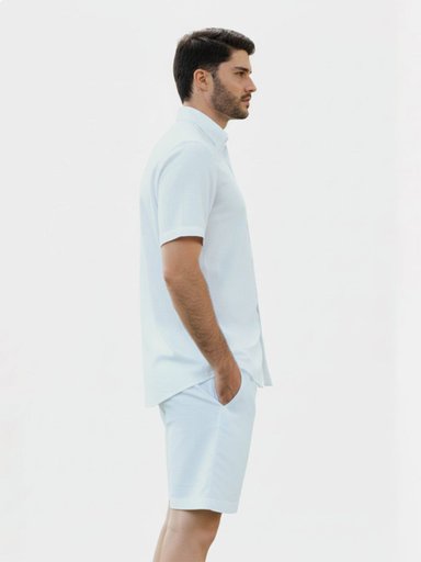 CAMISA MANGA CORTA ALGODÓN HOMBRE OSCAR DE LA RENTA - 2