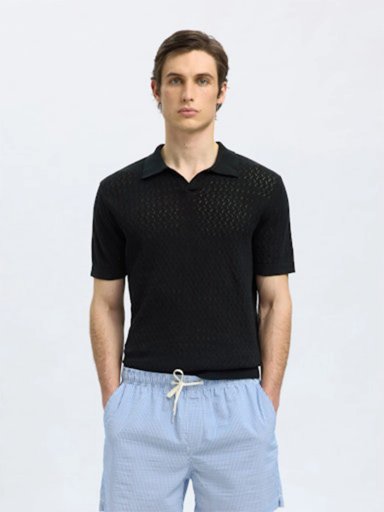 POLO MANGA CORTA HOMBRE SELECTED SLHLINO