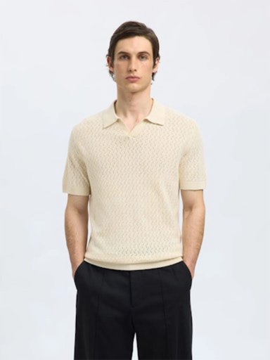 POLO MANGA CORTA HOMBRE SELECTED SLHLINO - 1