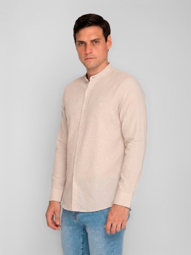 CAMISA ALGODÓN MANGA LARGA HOMBRE OSCAR DE LA RENTA - 1