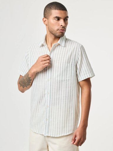 CAMISA MANGA CORTA HOMBRE KENNETH STEVENS RAYAS - 3