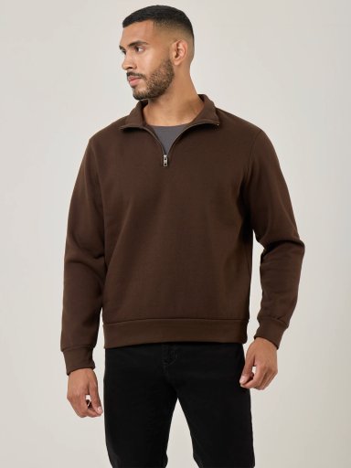 POLERA ALGODÓN HOMBRE MARQUIS HALF ZIPPER - 1
