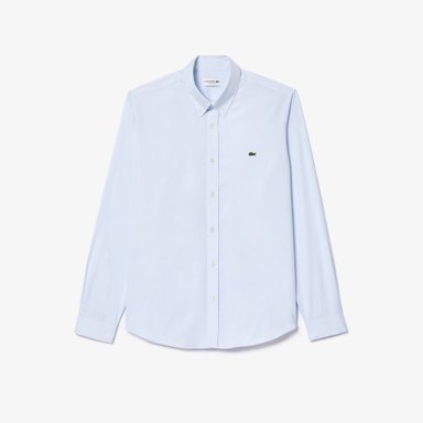 CAMISA MANGA LARGA ALGODÓN HOMBRE LACOSTE CH2933 BLANCO - 2