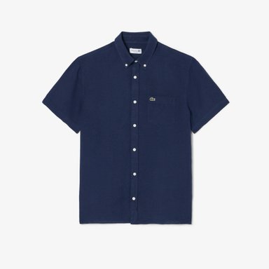 CAMISA MANGA CORTA HOMBRE LACOSTE CH5699 BLANCO - 2