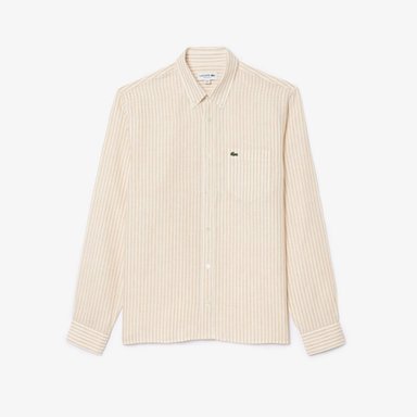 CAMISA MANGA LARGA HOMBRE LACOSTE CH6985 CELESTE - 2