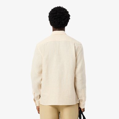 CAMISA MANGA LARGA HOMBRE LACOSTE CH6985 CELESTE - 3