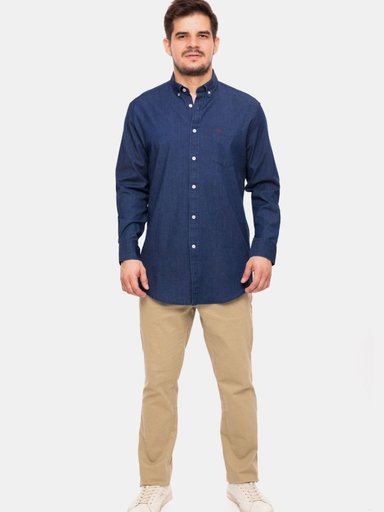 CAMISA MANGA LARGA HOMBRE OSCAR DE LA RENTA CASUAL B2202WVN901SP - 3