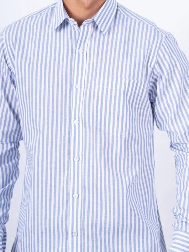 CAMISA MANGA LARGA LINO HOMBRE PIERRE CARDIN - 4