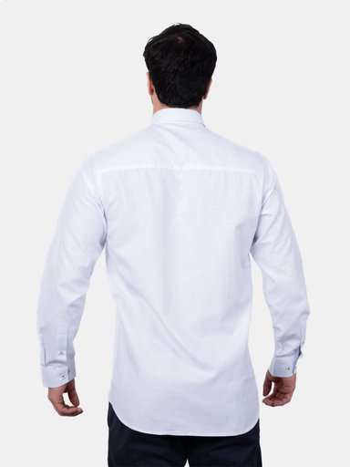 CAMISA MANGA LARGA HOMBRE PIERRE CARDIN OXFORD COLOR ENTERO PC-63677CAA - 2