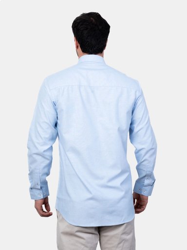 CAMISA MANGA LARGA HOMBRE PIERRE CARDIN OXFORD COLOR ENTERO PC-63677CAA - 2