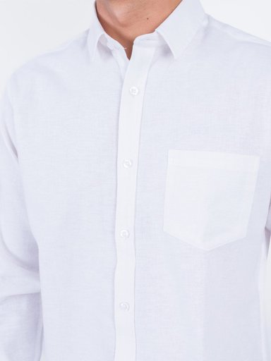 CAMISA MANGA LARGA LINO HOMBRE PIERRE CARDIN - 4