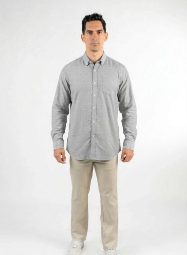 CAMISA MANGA LARGA HOMBRE OSCAR DE LA RENTA CASUAL - 1