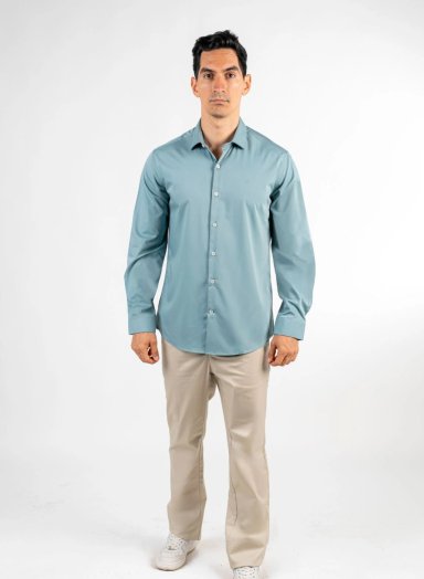 CAMISA MANGA LARGA HOMBRE OSCAR DE LA RENTA CASUAL - 1