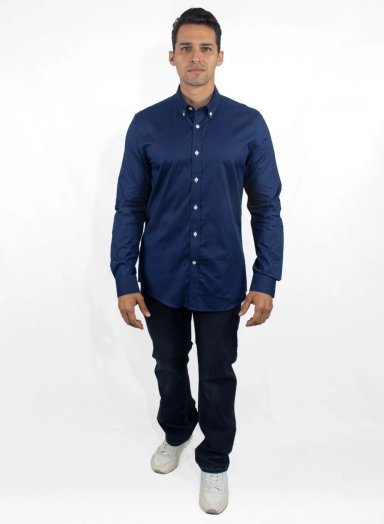 CAMISA MANGA LARGA HOMBRE OSCAR DE LA RENTA CASUAL - 1