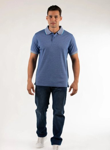 POLO MANGA CORTA HOMBRE OSCAR DE LA RENTA - 1